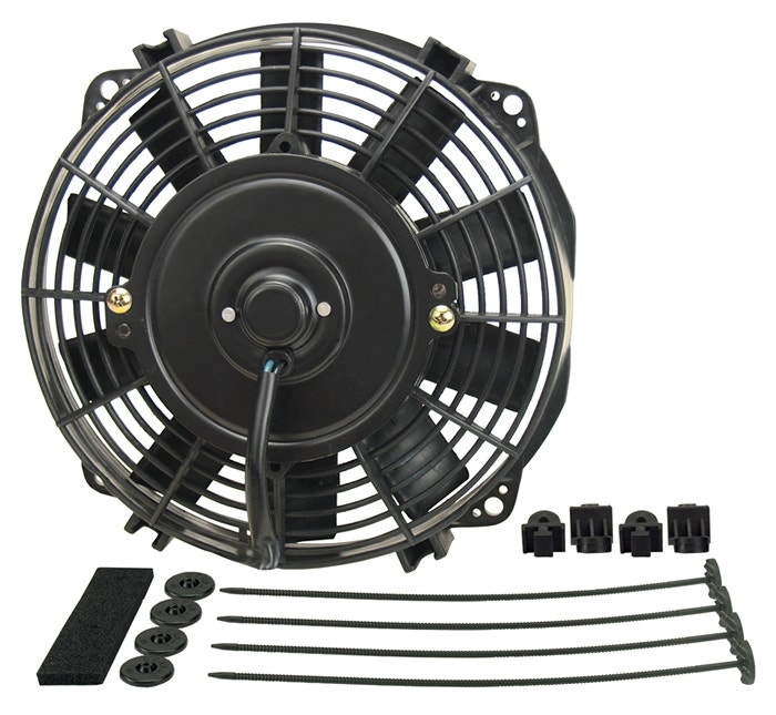 Derale 16908 Dyno-Cool Straight Blade Electric Fan   Cooling Fan Dyno-Cool;