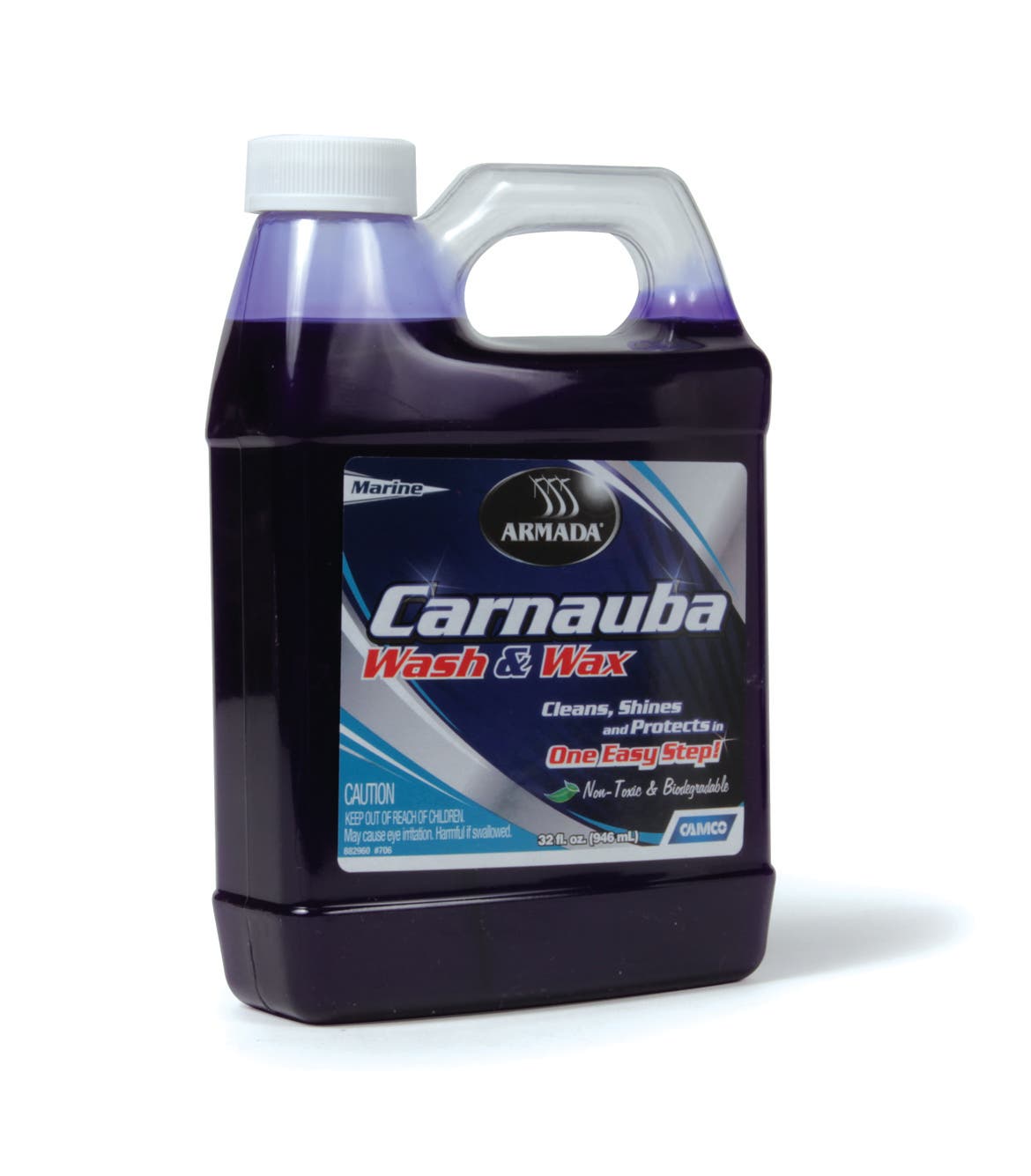 Camco Armada Marine Wash & Wax Cleaner - Clean, Shine And Protect, Your Boat Or