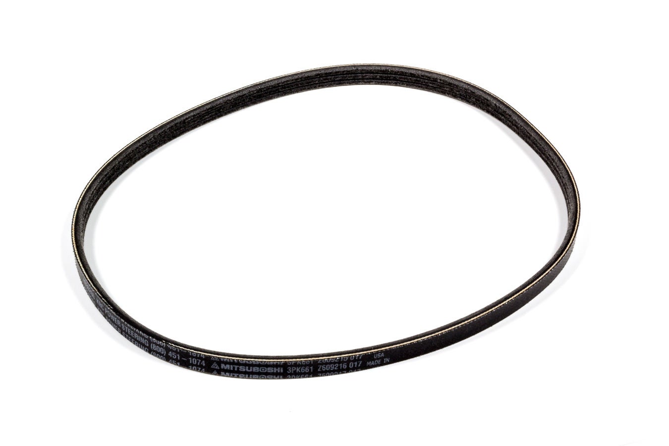 Krc Power Steering Gdy 4030260 Serpentine Belt (3-Rib 26.0In)   Serpentine Belt