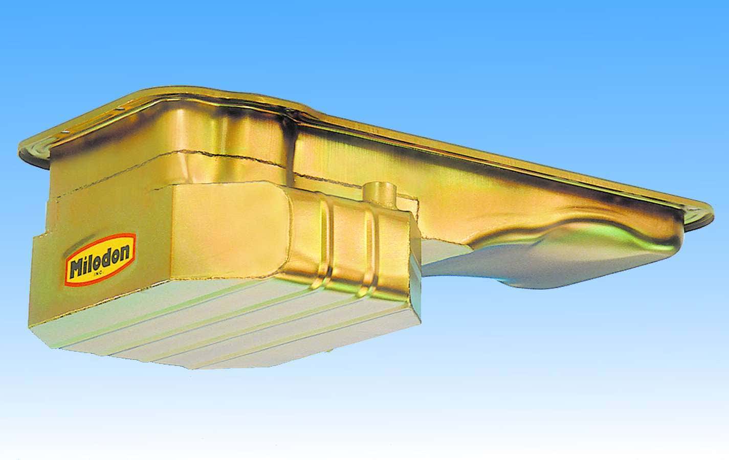 Milodon 31650 Oil Pan (Bbf Fe Front Sump Road Race)   Oil Pan (Bbf Fe Front Sump