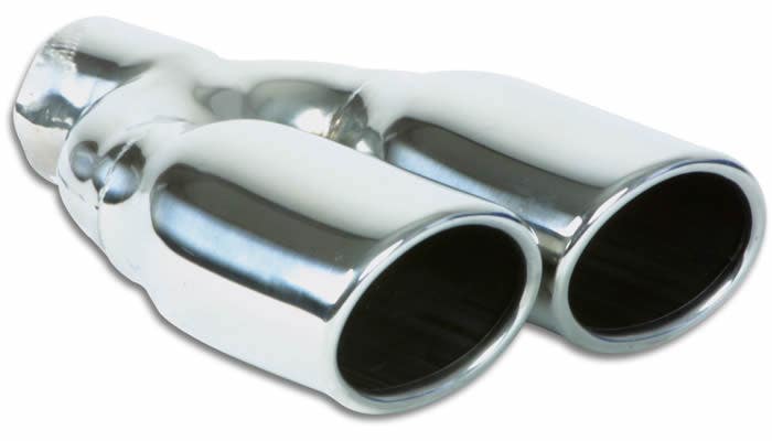 Vibrant Performance 1335 Oval Stainless Steel Tip   Exhaust Tail Pipe Tip; Inlet