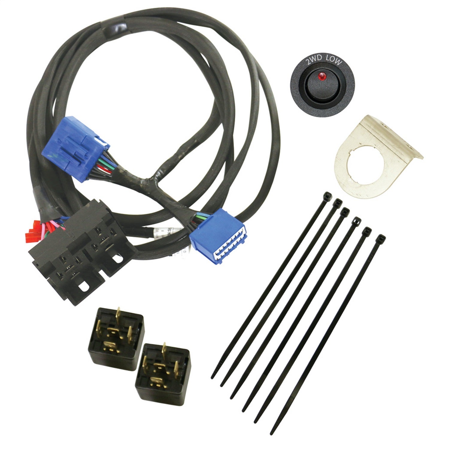 Bd Diesel 1030705 Transfer Case Control   Two Wheel Drive Low Range Kit;