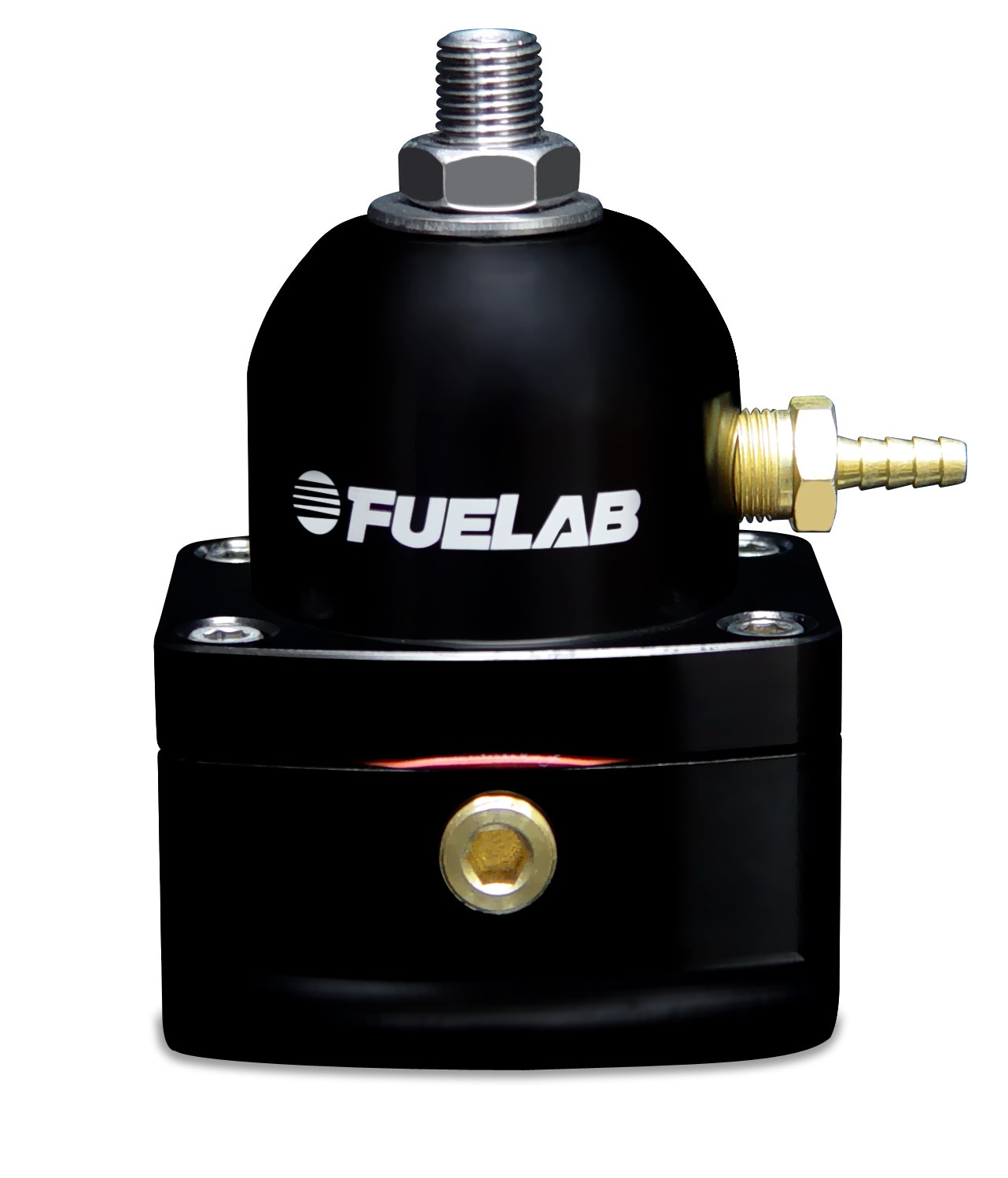 Fuelab 51501-1 Universal Black Efi Adjustable Fuel Pressure Regulator,Small