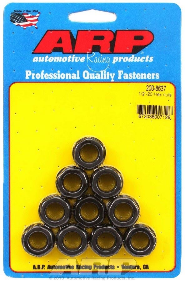 Arp 2008637 Hex Nuts - Pack Of 10 Arp 2008637 Hex Nuts - Pack Of 10