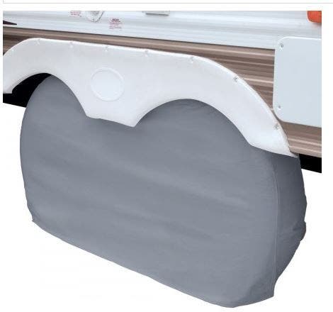 To 30' Dual Axle Whl C- W   Tire Cover  Cover Style - Double Tire Cover, Tire