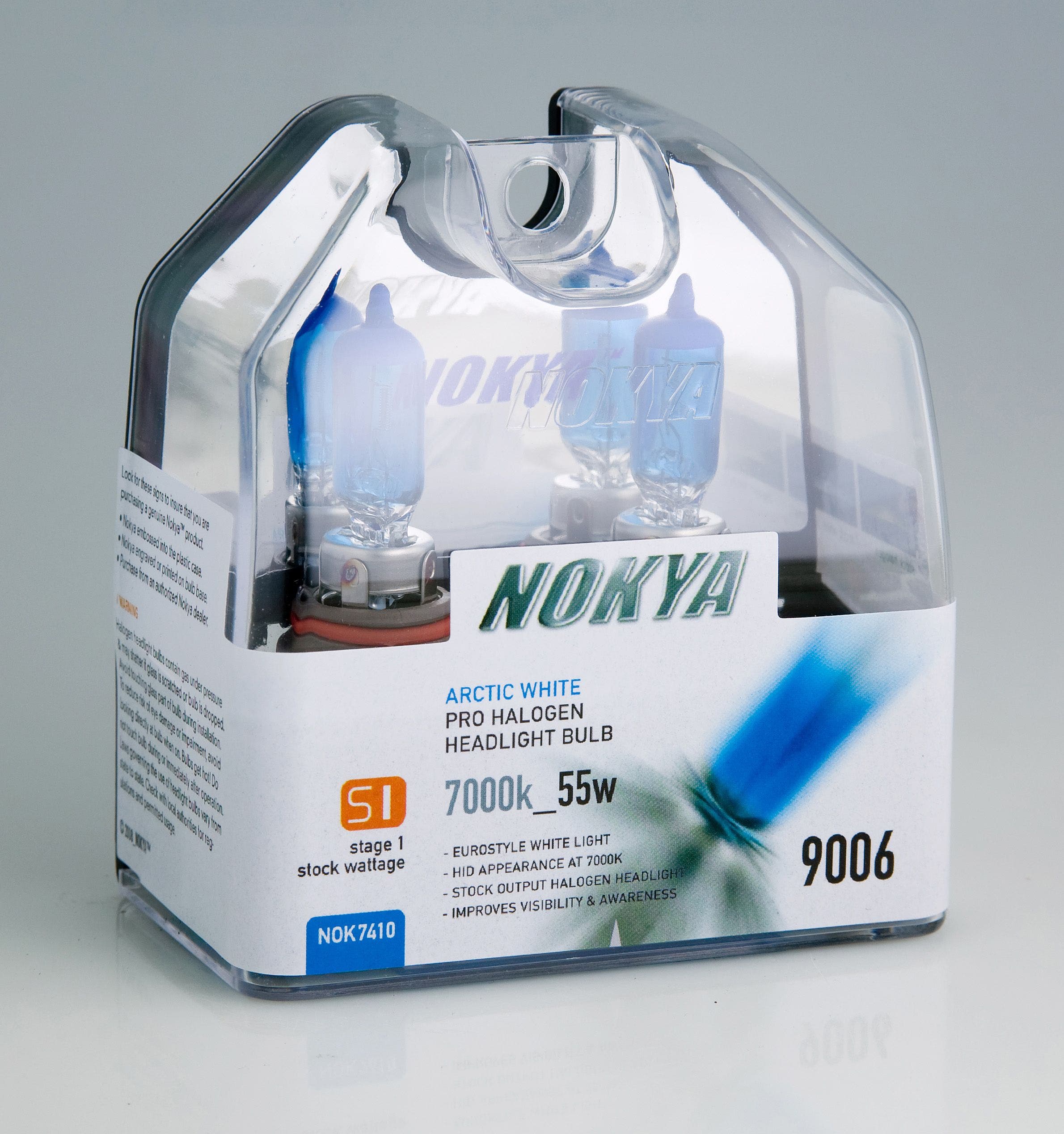 Nok 9006 55W Arcwht Pr  Pro Series Headlight Bulb  Light Color - Arctic White,