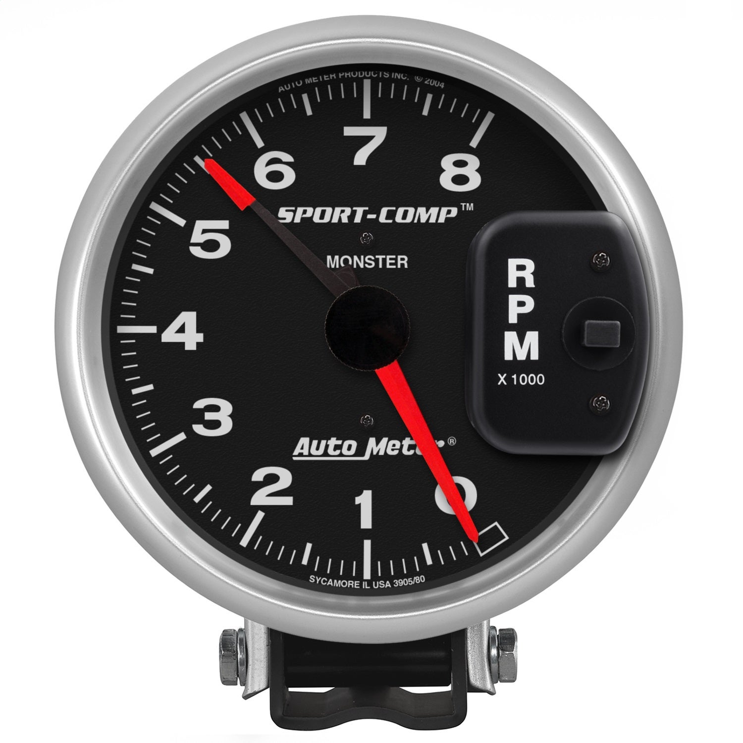 Autometer 3980 Sport-Comp Monster Tachometer   Sport-Comp Monster Tachometer