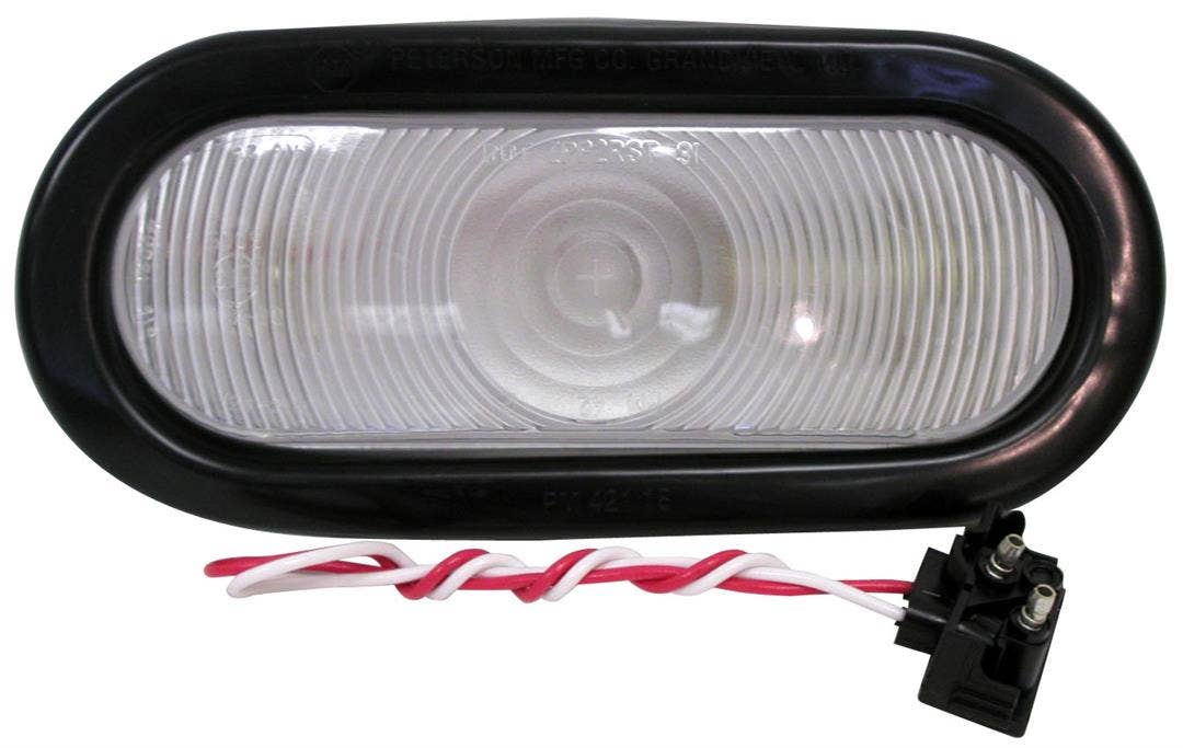Anderson Marine 416K 416 Series Sealed Oval Back-Up Light - Clear Kit  Mfg.