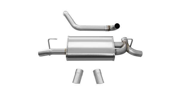 Corsa Performance 21013 Sport Axle-Back Exhaust System Fits 18-23 Wrangler (Jl)