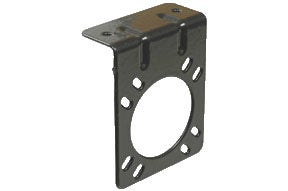 Pollak 12-711U Right Angle Mounting Bracket For 7-Way Trailer Connector