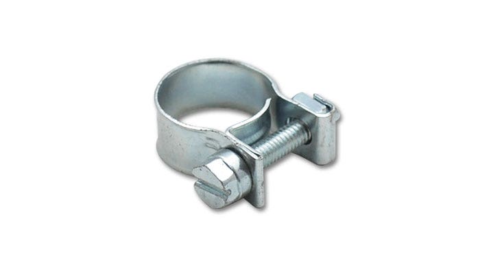 Vibrant Performance 12234 Zinc Plated Fuel Injector Style Mini Hose Clamp   Zinc