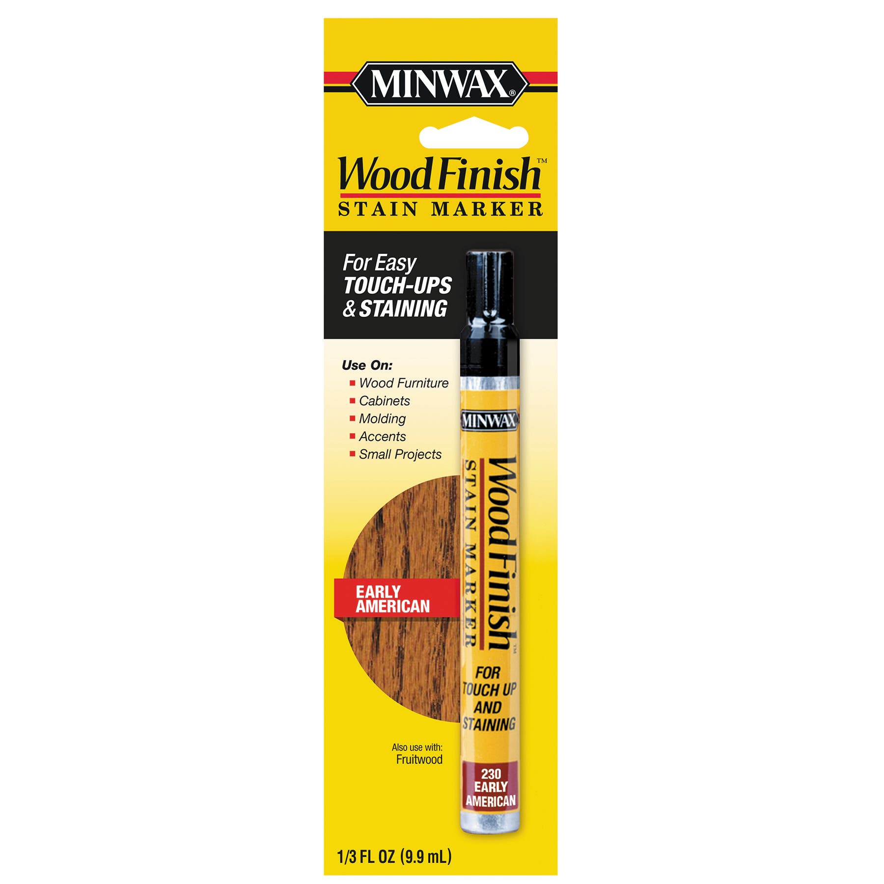 Minwax Wood Finish Stain Marker - Early American, Fruitwood Minwax Wood Finish
