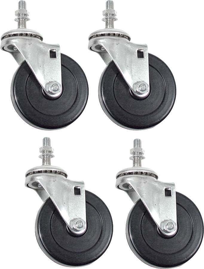 Allstar Performance All10162 3" Standard Duty Cradle Wheel Kit, (Pack Of 4)   3