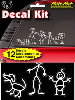 Chroma 5309 Stick People Decal Kit, 16 Piece   Decal Chroma (Tm); Logo - People