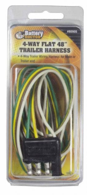 Wirthco 80905 Trailer Harness(Male End), 1 Pack   Trailer Harness(Male End), 1