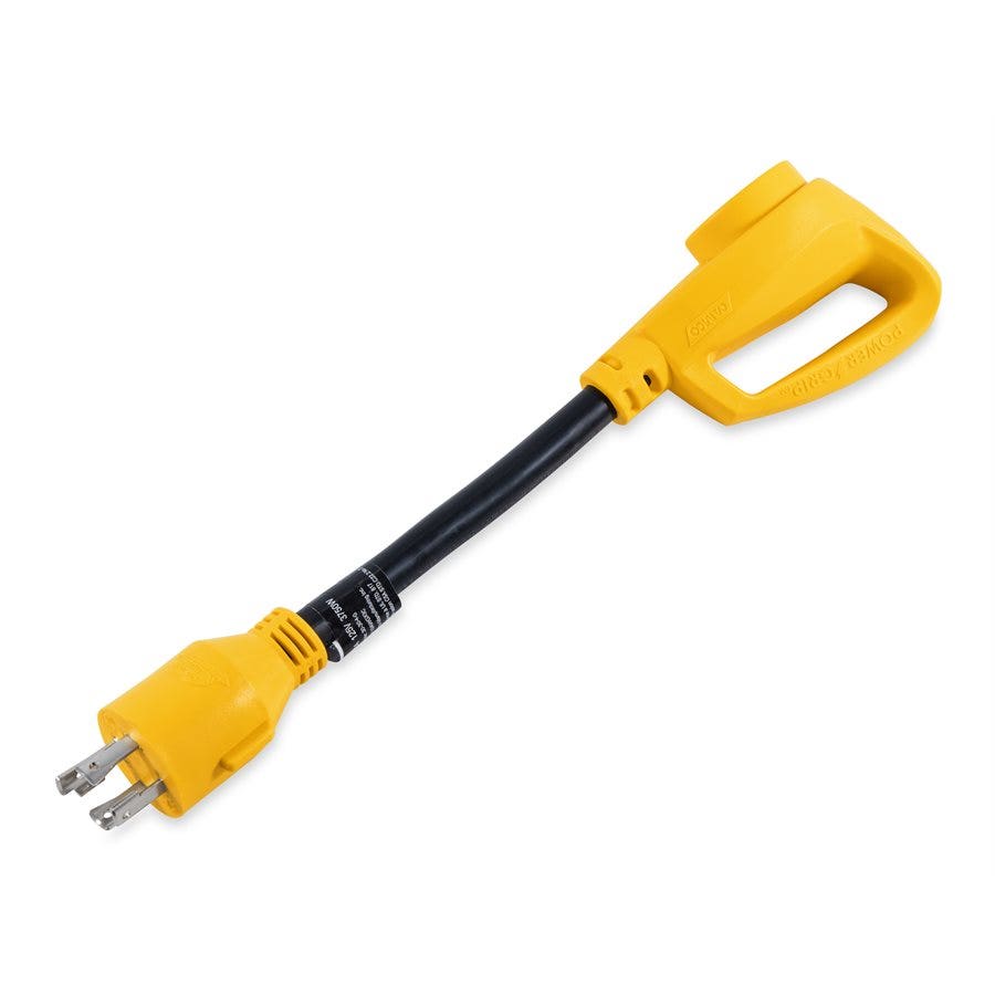 Camco Heavy Duty 12" 30 Amp Locking 4-Prong Male / 30Amp Standard Female