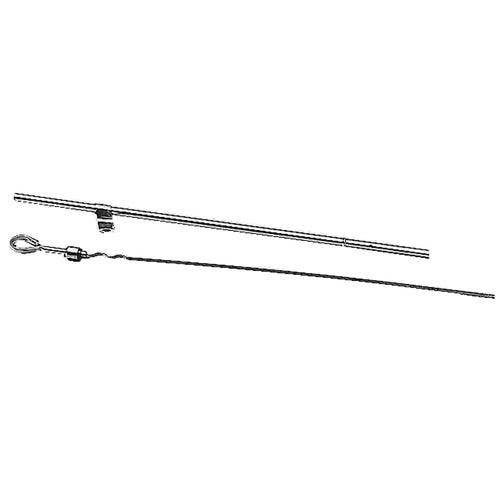 Trans-Dapt 4958 Chrm Dipstick W/Tube Bb Trans Dapt  Oil Dipstick; Overall Length