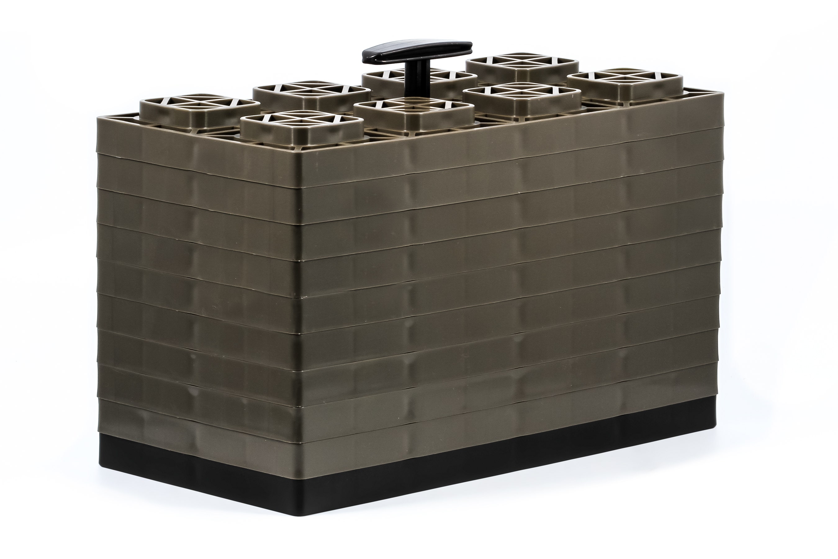 Camco - 21025 Fasten 4X2 Leveling Block For Dual Tires, Interlocking Design