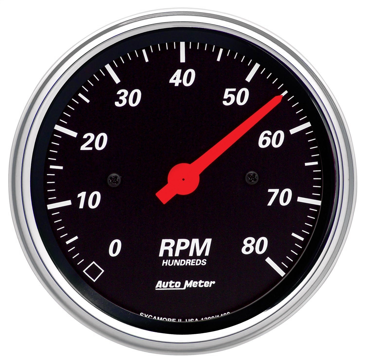 Autometer 1490 Designer Black In-Dash Electric Tachometer   Designer Black
