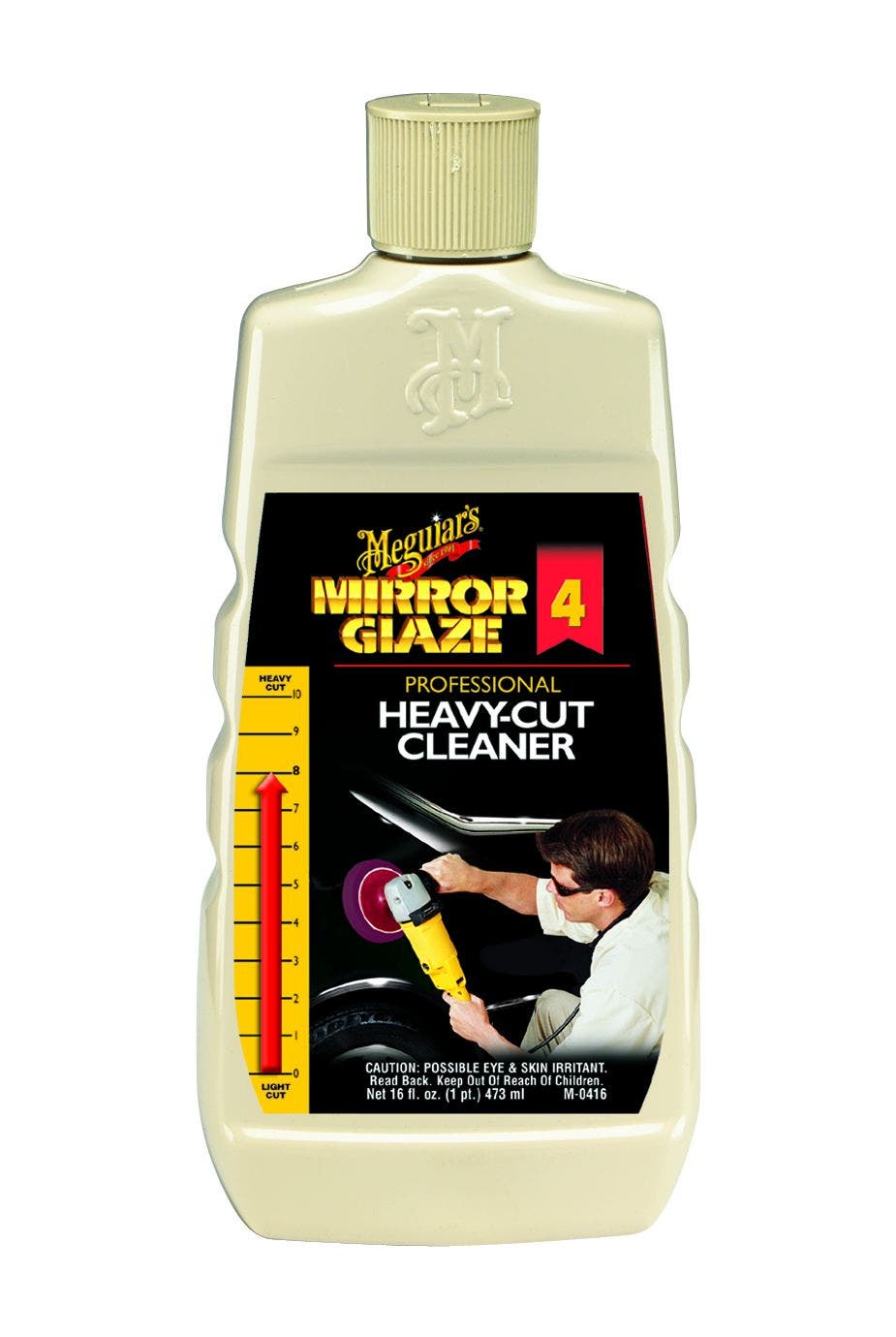 Meguiar's M0416 Mirror Glaze Heavy-Cut Cleaner, 16 Fluid Ounces Meguiar S