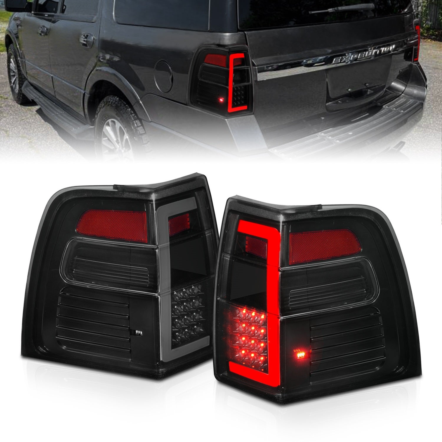Anzo Usa 311409 Tail Light Assembly Fits 07-17 Expedition   Tail Light Assembly