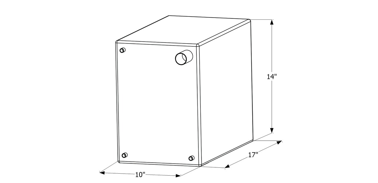 Fresh Water Tank  Wt2464  17X14x10 Fresh Water Tank  Wt2464  17X14x10