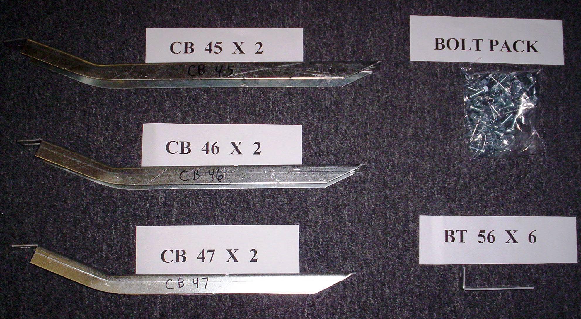 Owens Products 10-1106 Owens Premier Custom Running Board Bracket Kit Fits Srx