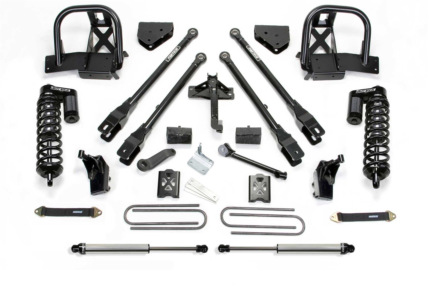 Fabtech K2138dl 4 Link Lift System Fits 08-15 F-250 Super Duty F-350 Super Duty