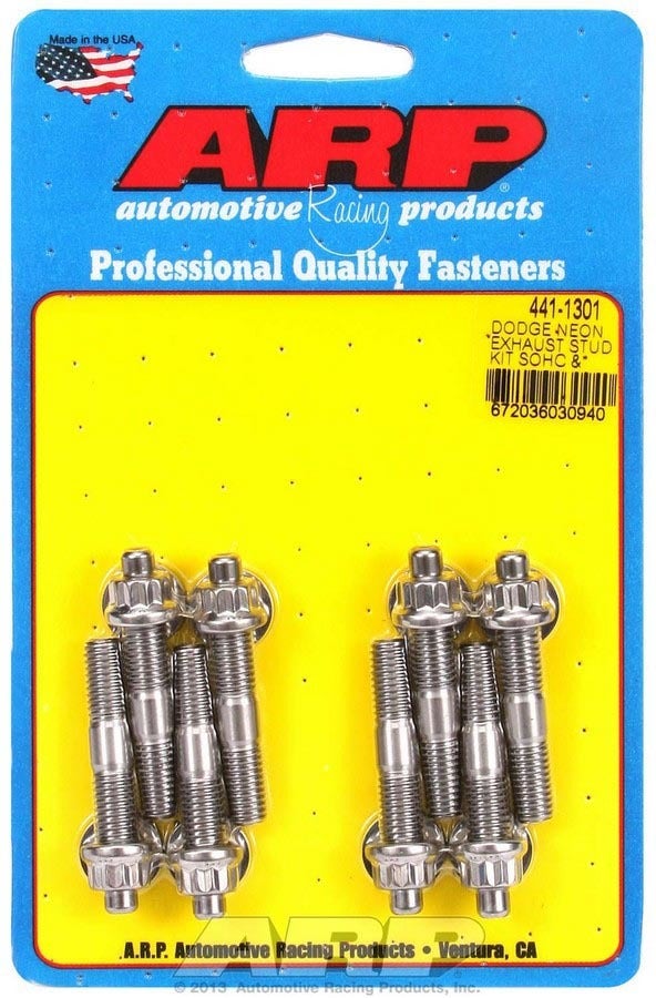 Arp 4411301 Neon Exhaust Stud Kit Arp 4411301 Neon Exhaust Stud Kit