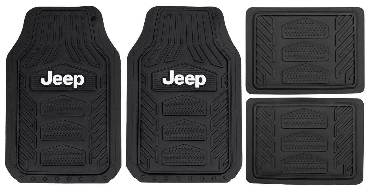 Plasticolor Jeep Weatherpro 4 Pc. Floor Mat Set  Jeep Weatherpro 4 Pc. Floor Mat