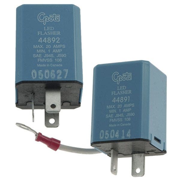 Grote 44891 2 Pin Flasher (Variable-Load Electronic Led)  Industries  Flasher;