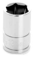 Performance Tool W38213 3/8" Drive 6-Point Socket, 13Mm   Socket; Type - Metric,