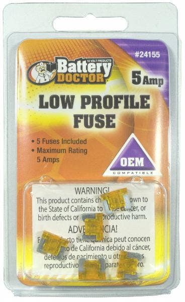 Wirthco 24155 Low Profile Atm Mini Fuse, 5 Pack   Low Profile Atm Mini Fuse, 5