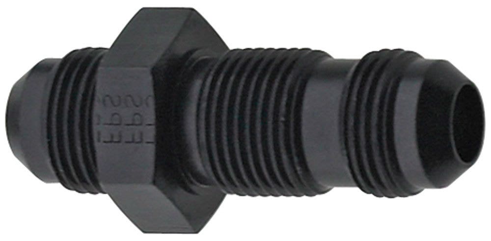 Fragola Frg483216-Bl Black Size (-16) Straight Bulkhead Fitting  Frg Black Size