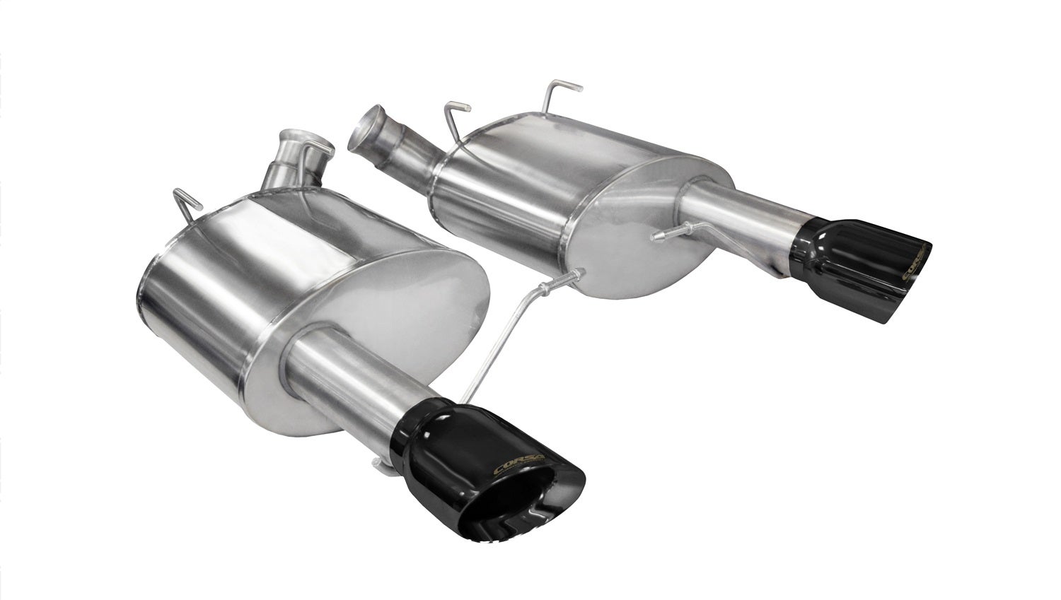 Corsa Performance 14317Blk Xtreme Axle-Back Exhaust System Fits 11-14 Mustang