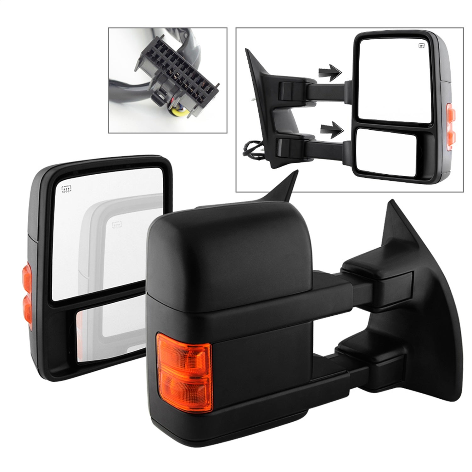 Spyder Auto 9935756 Xtune Door Mirror Set   Xtune Door Mirror Set