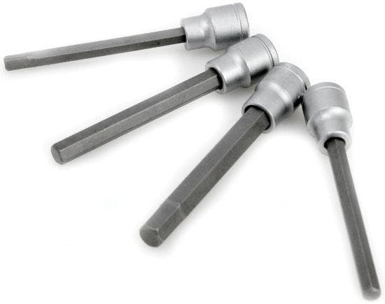 Performance Tool W86021 4Pc 3/8" Drive Long Brake Caliper Sae Bit Set   4Pc 3/8