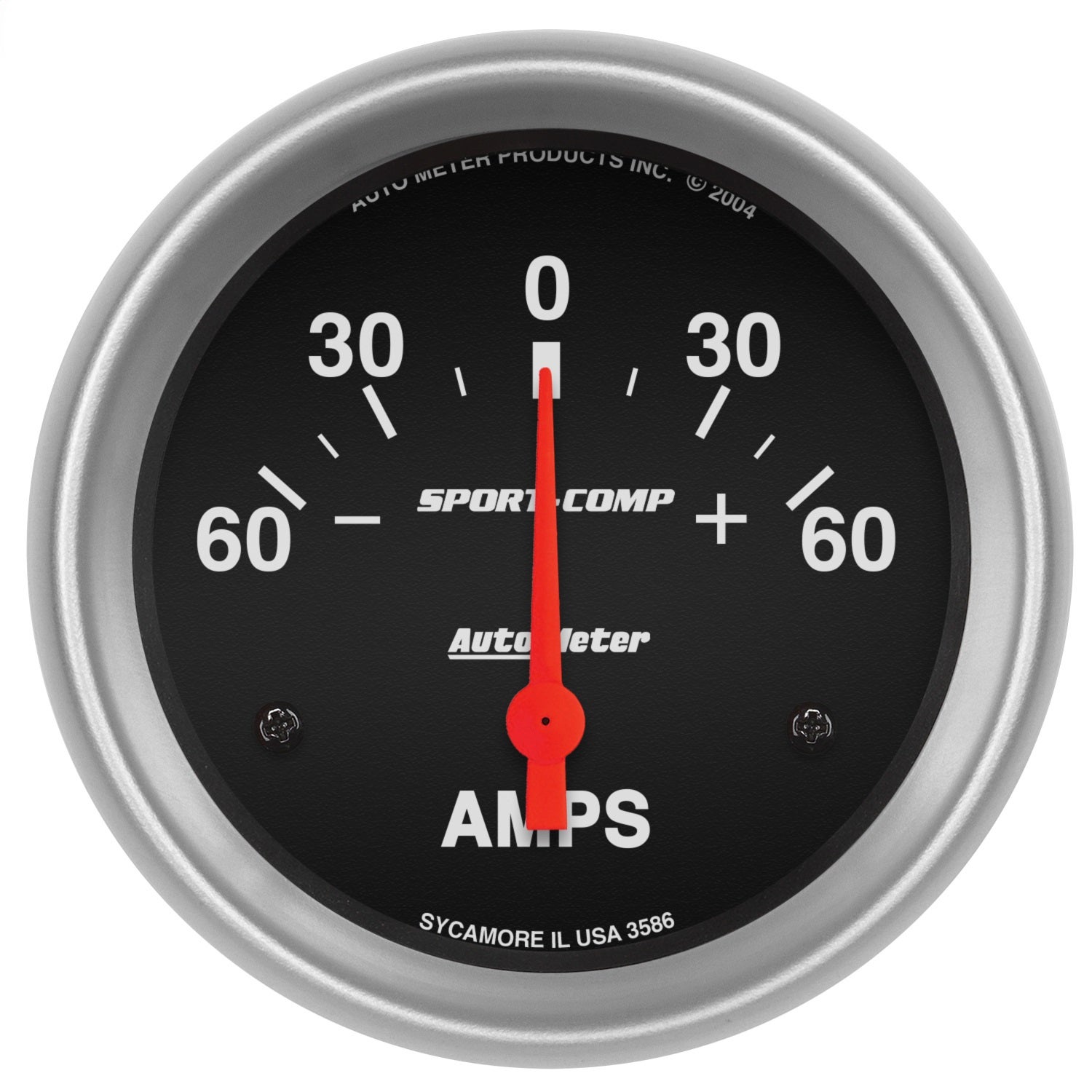 Autometer 3586 Sport-Comp Electric Ammeter Gauge   Sport-Comp Electric Ammeter