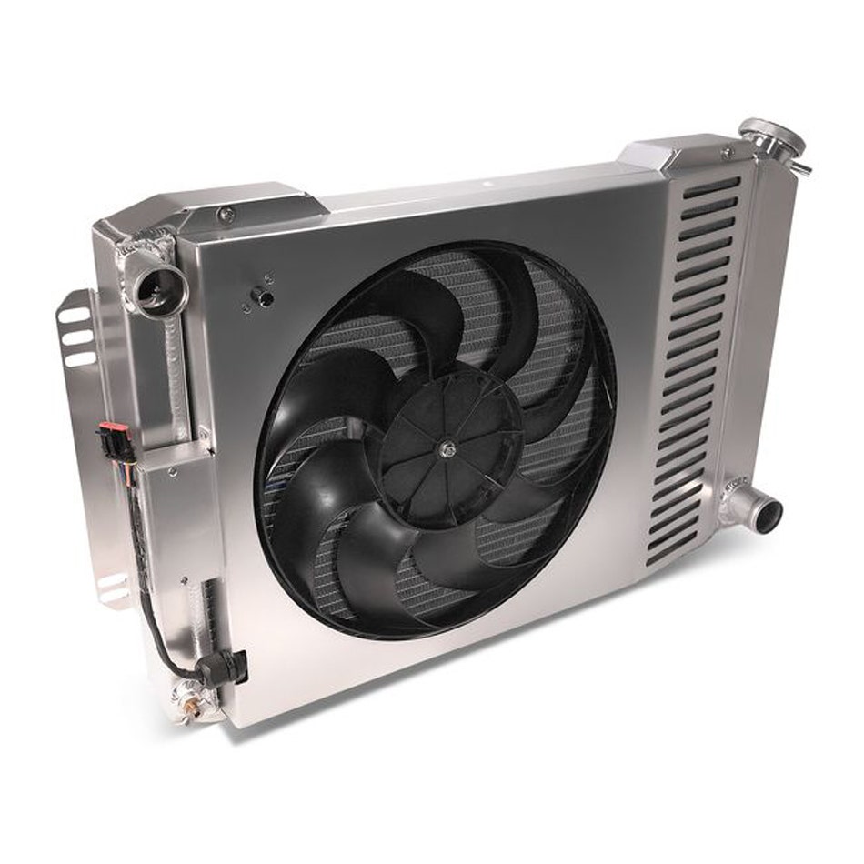 Radiator, Slim-Fit Direct Fit Series, 28-7/64 In W X 18-1/2 In H X 4 In D,