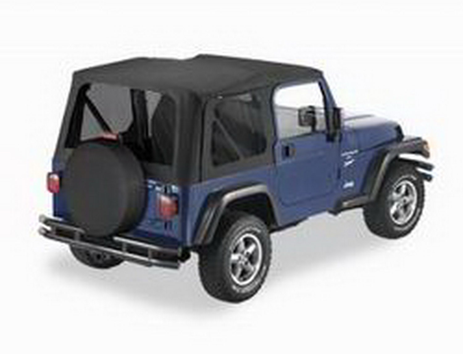Bestop 51193-35 Black Diamond Replace-A-Top Soft Top Tinted Windows-No Door