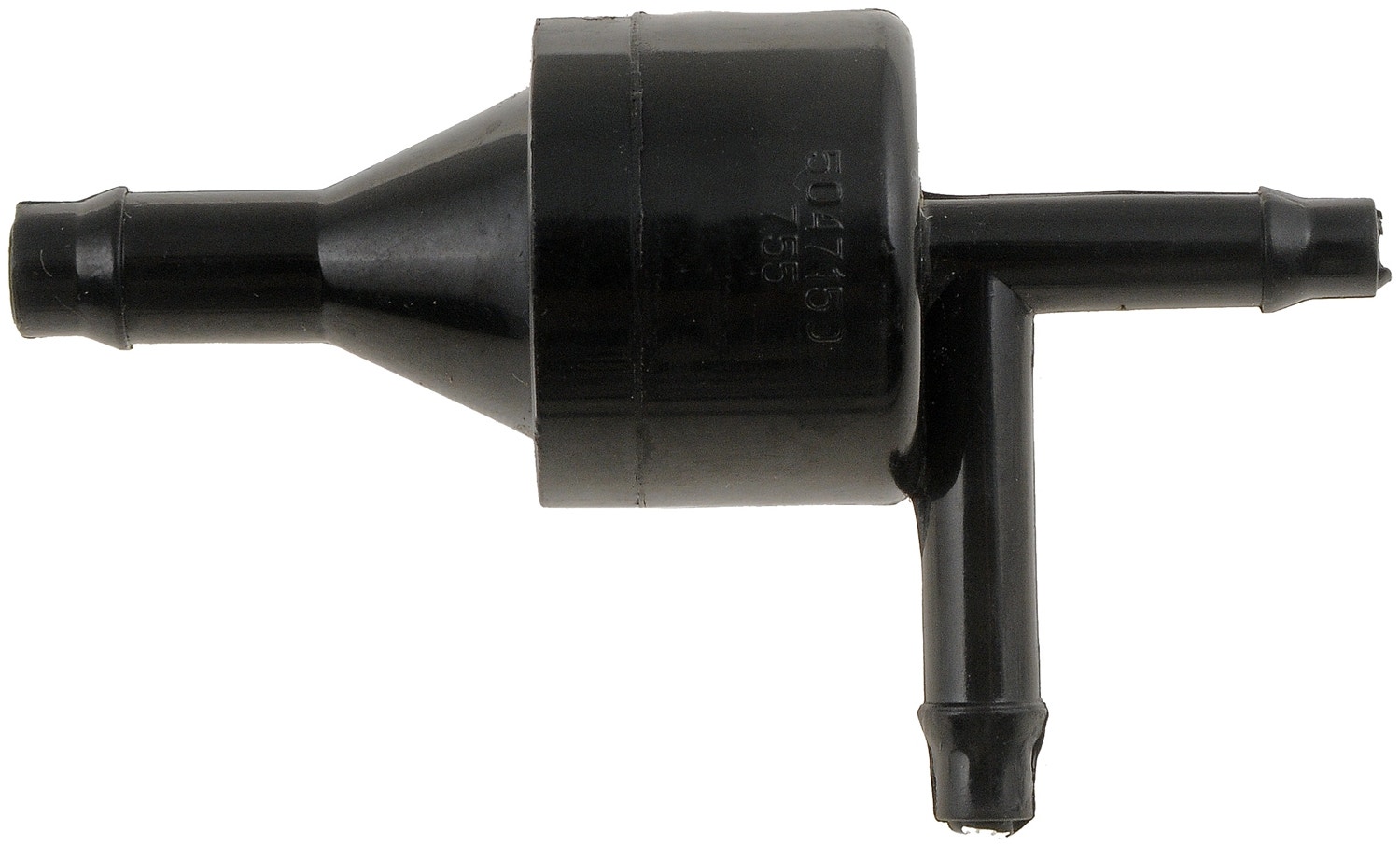 Dorman - Help Vacuum Check Valve P/N:47150 Vacuum Check Valve  Color - Black,