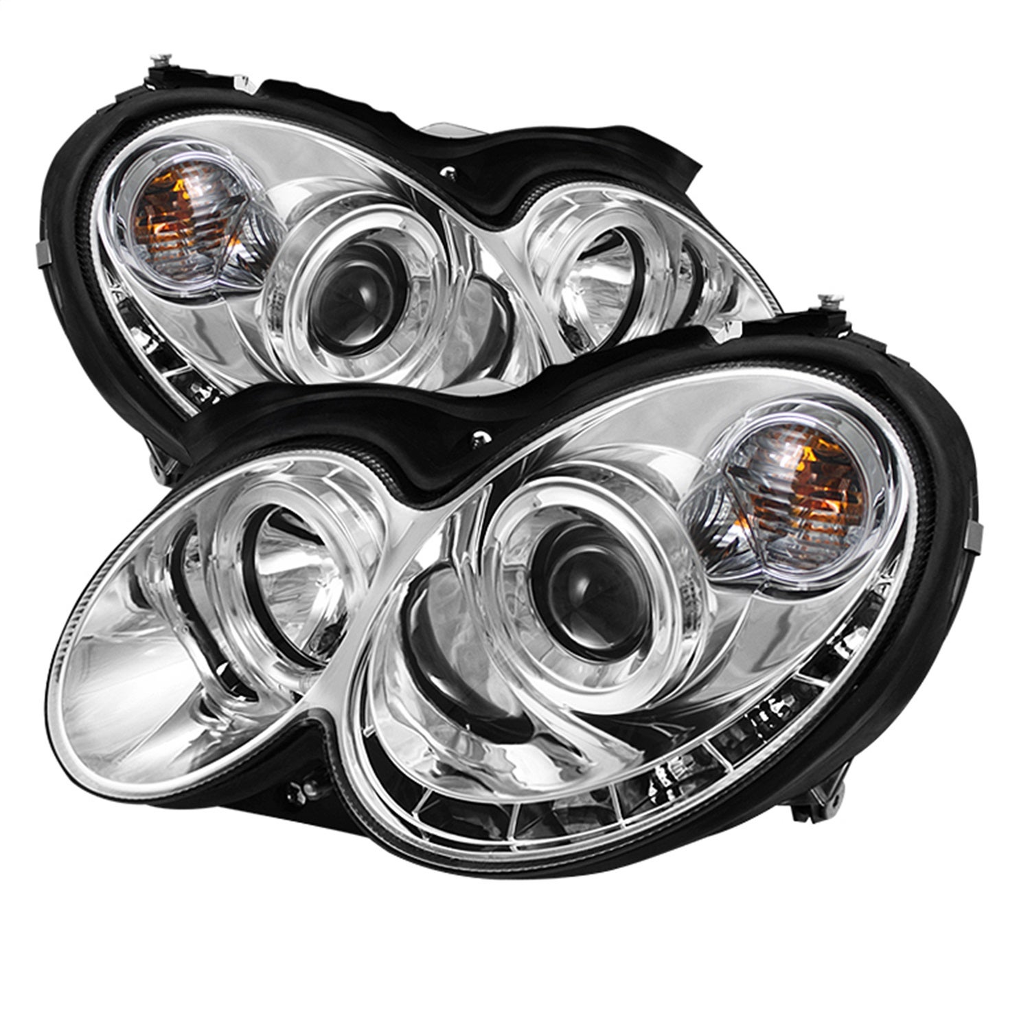 Spyder Auto 5038029 Halo Drl Led Projector Headlight   Halo Drl Led Projector