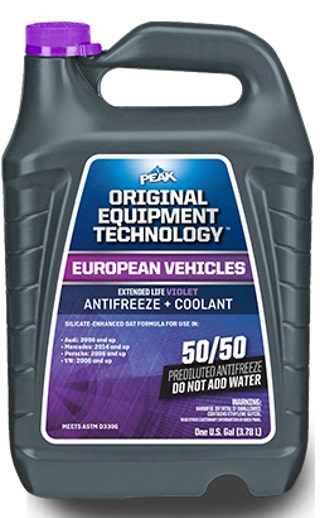 Peak Oem European Violet 50/50 Antifreeze Peak Oem European Violet 50/50