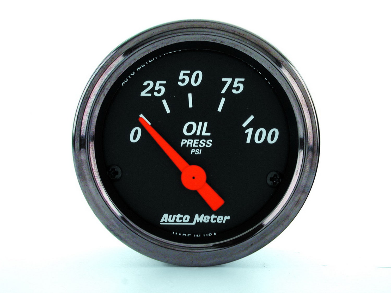 Autometer 1426 Designer Black Oil Pressure Gauge Auto Meter Products  Gauge Oil