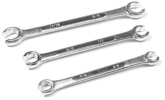 Performance Tool W350 Sae Flare Nut Wrench Set, 3-Piece   Flare Nut Wrench;