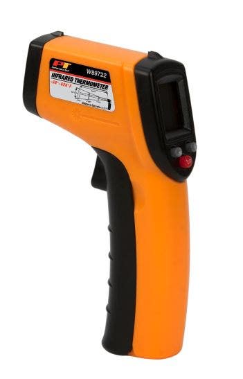 Performance Tool W89722 Non-Contact Digital Laser Infrared Thermometer, Orange