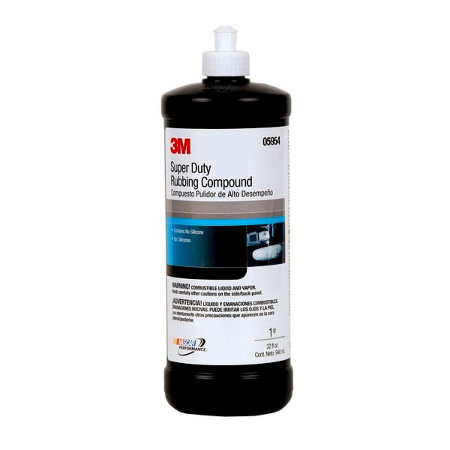 3M 05954 Super Duty Rubbing Compound, 1 Qt (32 Fl Oz/946 Ml)   Super Duty