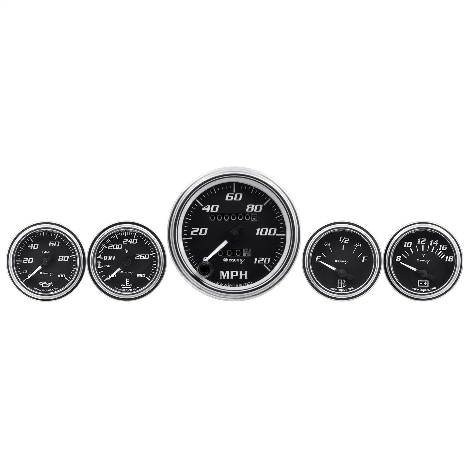 Equus E7500 7000 Series Gauge Set   7000 Series Gauge Set