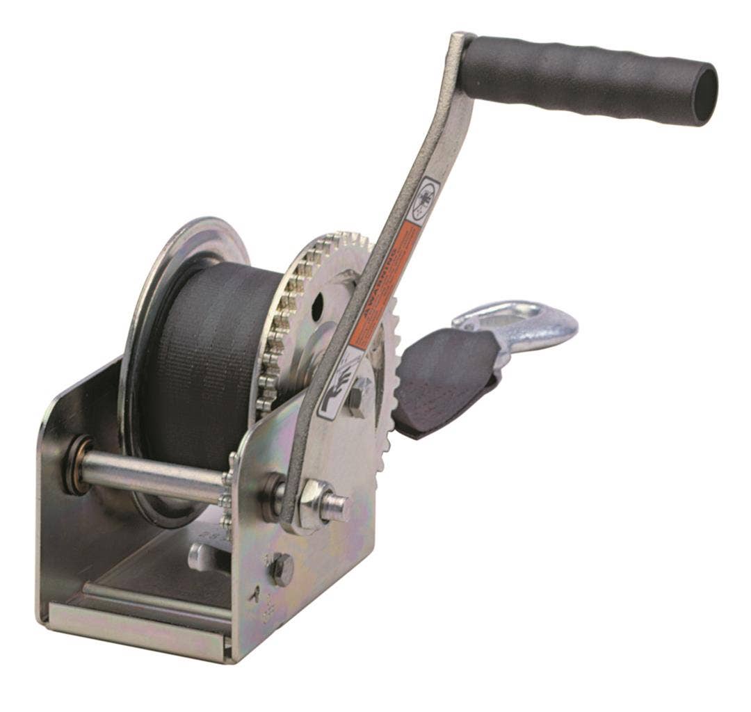 1100 Lb Plated Winch W/15 Ft Strap 1100 Lb Plated Winch W/15 Ft Strap