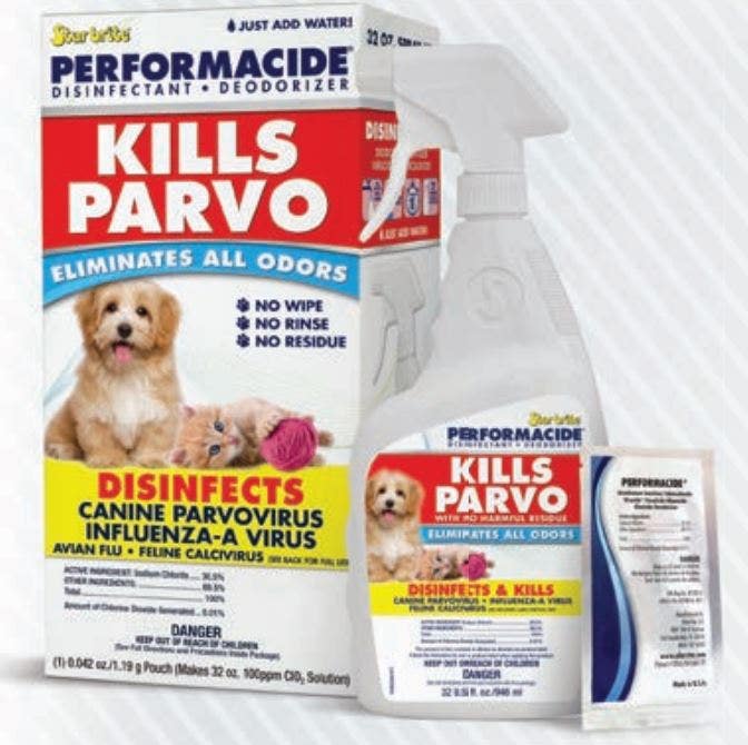 Performacide No-Rinse Disinfectant / Deodorizer For Pet Surfaces   Kills